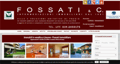 Desktop Screenshot of immobiliarefossati.com